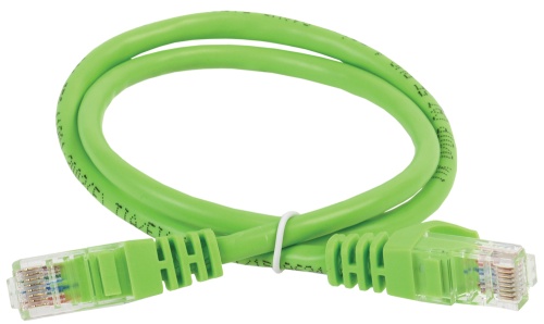 ITK Коммутационный шнур (патч-корд) кат.5E UTP 2м зеленый | код PC02-C5EU-2M | IEK